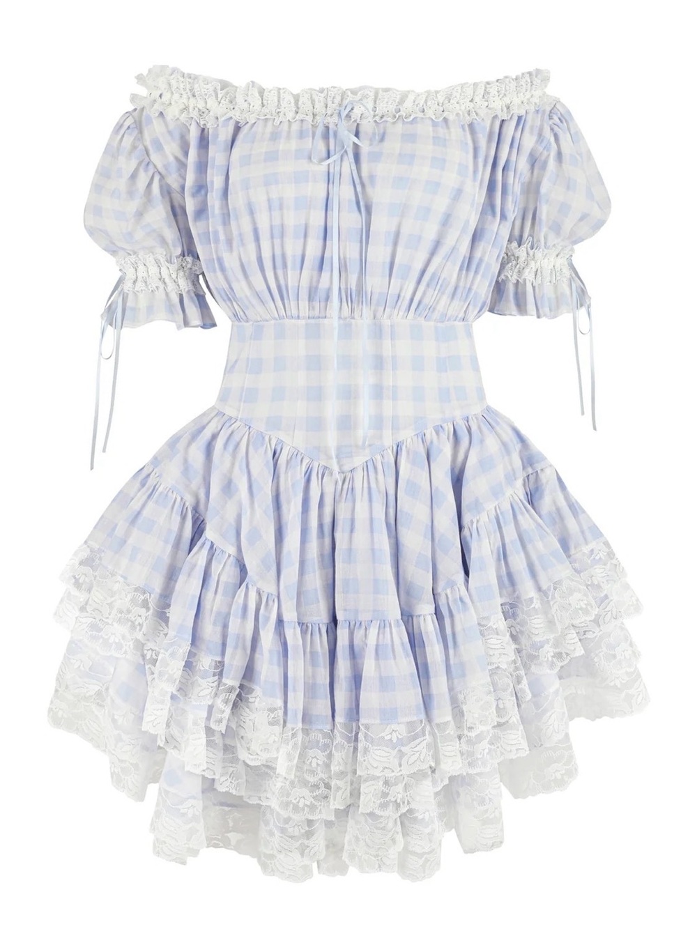 Selkie Dairy Gingham Shipwrecked Dress - NWT - Medium